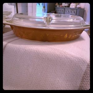 Pyrex Divided Dish Americana pattern